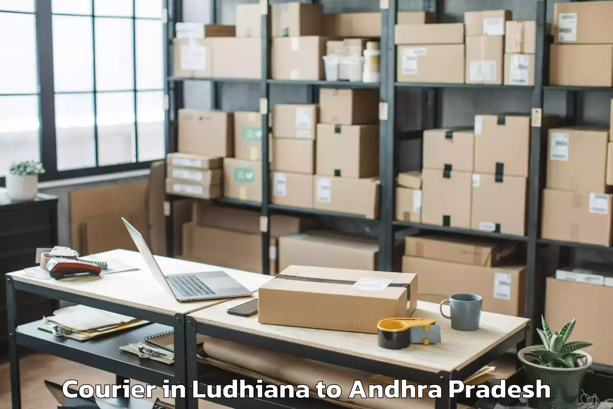 Book Ludhiana to Koyyalgudem Courier Online